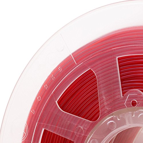 Gizmo Dorks 1.75 mm Flexible Filament (TPU), 1 kg for 3D Printers, Red