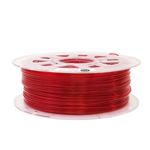 Gizmo Dorks 1.75 mm Flexible Filament (TPU), 1 kg for 3D Printers, Red