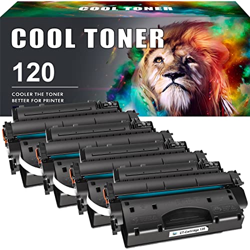 Cool Toner Compatible Toner Cartridges Replacement for Canon 120 cartridges 120 CRG-120 Canon imageCLASS D1120 D1550 D1150 D1320 D1350 D1520 D1100 D1370 D1180 D1170 MF6680DN MF417dw (Black, 4-Pack)