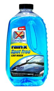 rain-x 620034 - 48 fl oz - deep cleaning, high foaming soap provides spot free shine with no towel or hand drying needed, better than any other traditional car wash cleaner