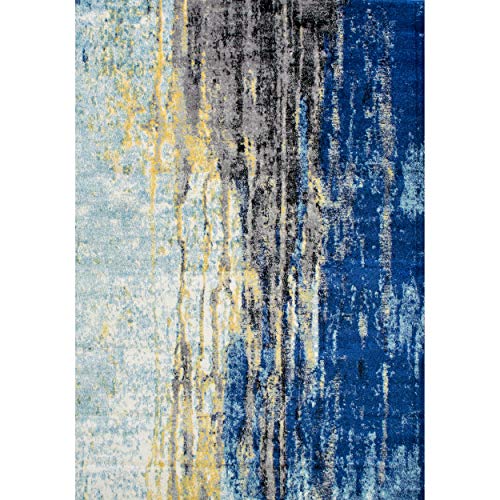 nuLOOM Katharina Abstract Motif Area Rug, 5x7, Blue