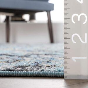 nuLOOM Taunya Area Rug, 5x7, Aqua