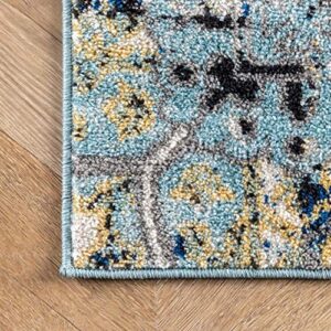 nuLOOM Taunya Area Rug, 5x7, Aqua