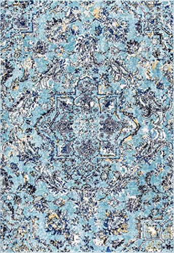 nuLOOM Taunya Area Rug, 5x7, Aqua