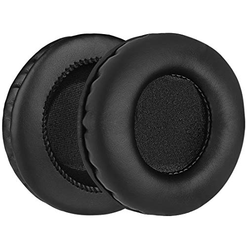 Geekria QuickFit Replacement Ear Pads for Panasonic Technics RP-DH1200 DJ, RP-DH1210, RP-DH1250-S DJ Headphones Ear Cushions, Headset Earpads, Ear Cups Cover Repair Parts (Black)