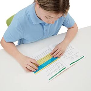 The Original Duo Reading Ruler Overlays - Multi-Color (Pack of 10) by Crossbow Education - The UK's Dyslexia and Visual Stress Specialists