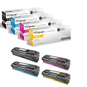cs compatible toner cartridge replacement for hp pro 200 m276nw cf210a black cf211a cyan cf212a yellow cf213a magenta hp 131a color laserjet m251nw m276nw pro 200 m251n m251nw m276n m276nw 4 color set