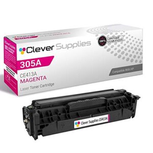 cs compatible toner cartridge replacement for hp pro 400 color m451dn ce413a magenta hp 305a color laserjet m375 mfp m375nw mfp m451dn m451dw m451nw m475dn m475dw