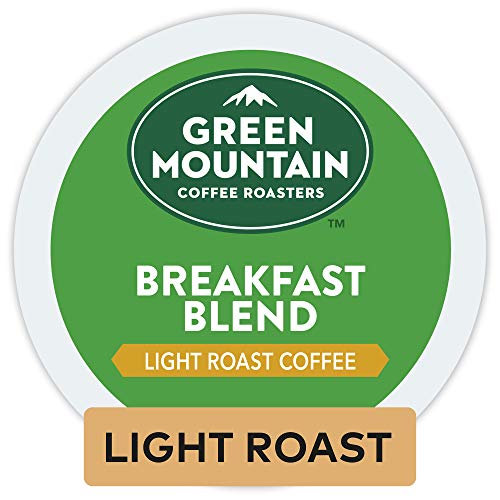 Green Mountain Coffee Keurig Single-Serve K-Cup Pods, Breakfast Blend Light Roast Coffee, 12 Count