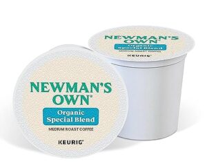 newman's own organics special blend keurig single-serve k-cup pods, medium roast coffee, 12 count