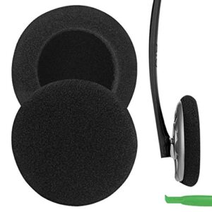 geekria comfort foam replacement ear pads for sennheiser px100 px100-ii pmx100 px80 ms80 ms100 hd50 hd50-tv pc131 headphones ear cushions, headset earpads, ear cups cover repair parts (black)