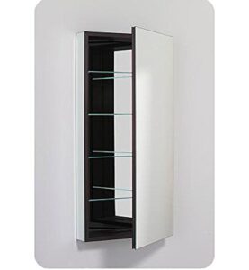 robern plm2040gre polished edge, classic gray interior, electric ̶ right hinge pl series 20" x 40" flat top cabinet