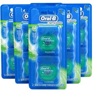 Oral-B 54 Yards Floss Satin Mint Twin Pack (6 Pieces)