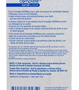 Oral-B 54 Yards Floss Satin Mint Twin Pack (6 Pieces)