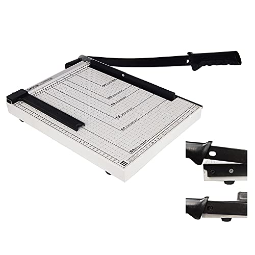 Yescom Paper Cutter Guillotine Trimmer 15" Cut Length 12 Sheet Photo Cardstock Cutting Machine