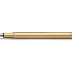 Kaweco Liliput Fountain Pen, Brass, M Nib (Medium)