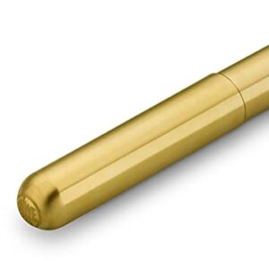 Kaweco Liliput Fountain Pen, Brass, M Nib (Medium)