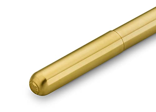 Kaweco Liliput Fountain Pen, Brass, M Nib (Medium)