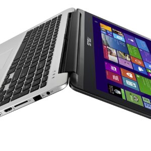 ASUS Flip 2-in-1 TP500LA-AS53T Laptop (Windows 8, Intel Core i5-5200U 2.2 GHz, 15.6" LED-lit Screen, Storage: 1 TB, RAM: 8 GB) Black/Silver