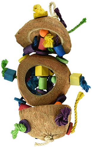 Penn-Plax BA1870 Coconut Kabob with Wood & Sisal Pet Collar