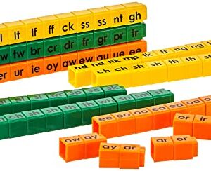 Didax Educational Resources Unifix Letter Blends Cubes Set Medium