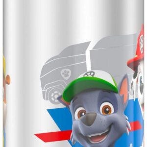 THERMOS FUNTAINER 12 Ounce Stainless Steel Vacuum Insulated Kids Straw Bottle, Paw Patrol