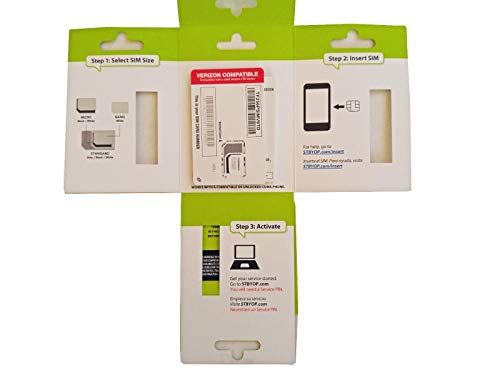 Straight Talk Verizon 4G LTE 3G CDMA Bring Your Own Phone Activation Kit