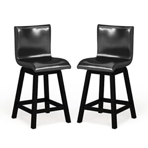 Furniture of America Hurley Morley 6-Piece Pub Dining Set, Black