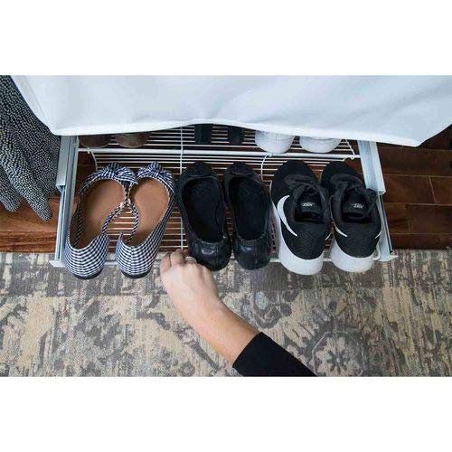 Organized Living freedomRail Reveal Shoe Shelf - White