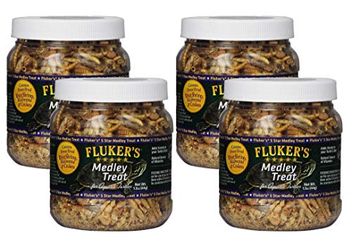 Fluker Labs SFK72020 Aquatic Turtle Medley Treat Food, 1.5-Ounce (Pack of 4)