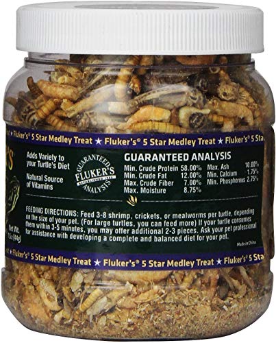 Fluker Labs SFK72020 Aquatic Turtle Medley Treat Food, 1.5-Ounce (Pack of 4)