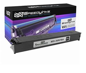 speedyinks speedy inks compatible toner cartridge replacement for sharp mx-36ntba (black)
