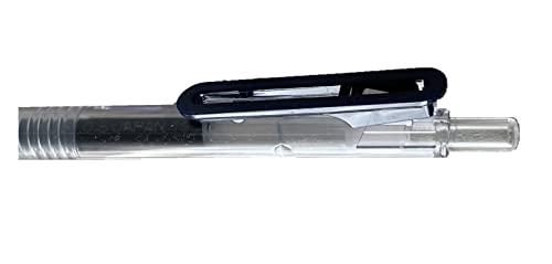 MUJI Clear Ballpoint Gel Pen [Blue-black] 0.5mm x 5