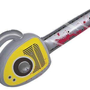 Amscan 25" Inflatable Bloody Chainsaw 1 Pc, Silver