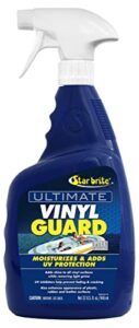star brite ultimate vinyl guard - spray on protection & shine - prevent fading & cracking - keep vinyl, leather, plastic & rubber - 32 oz (095932),blue