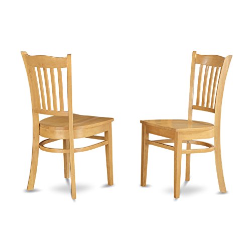 East West Furniture Capri 7 Piece Kitchen Set Consist of a Rectangle Table and 6 Dining Chairs