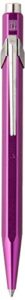 caran d'ache metal-x ballpoint pen - violet (849.3500)