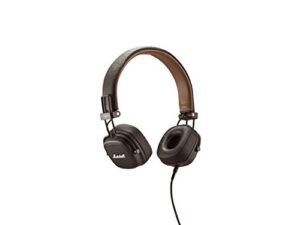 marshall major ii on-ear headphones, brown (4091112)