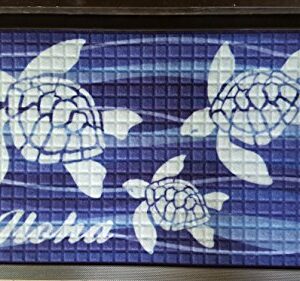 KC Hawaii Aloha Honu Tropical Door Mat 30 X 17.75 inches