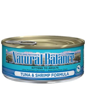 Natural Balance Ultra Premium Wet Canned Food for Kittens to Adult Cats Protein Choices Include Chicken & Liver Chicken, Turkey, Ocean Fish, Salmon or Tuna 5.5 Ounce (Pack of 24)