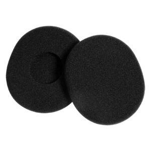 a pair of replacement foam earpads ear pads ear cushions for logitech h800 wireless headphones headset (black)