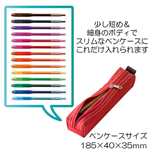 Sakura Knock Gel Ink Ballpoint Pen, Ball Sign Knock, 5 Pastel Color Assorted (GBR156-5B)