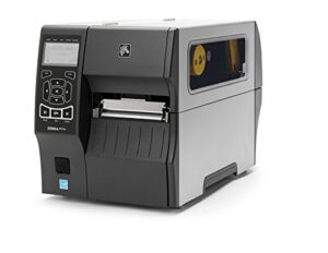 zebra technologies zt41042-t210000z standard zt410 tabletop printer with 8 dot/mm (203 dpi), cutter