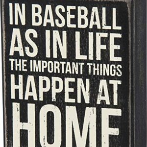 Primitives by Kathy 27325 Classic Box Sign, In Baseball And In Life
