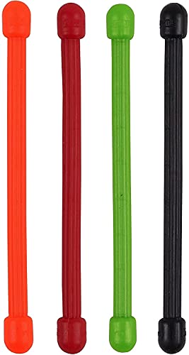 2X Nite Ize GT3-4PK-A1 Gear Tie Reusable 3-Inch Rubber Twist Tie, Assorted Colors
