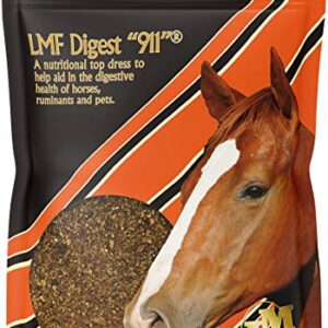 LMF Feeds Digest 911" 5 lb prebiotic and probiotic Supplement for Horses ruminants and Pets