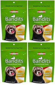 marshall bandits ferret treat, 3-ounce, banana (pack of 4)