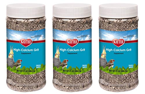 Kaytee Forti-Diet Pro Health Hi-Calcium Grit Small Bird Supplement Jar (Pack of 3)