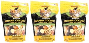 sun seed vitakraft vita prima banana coconut trail mix treat 5 ounce. (pack of 3)