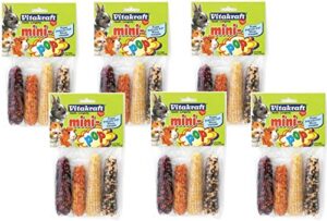 (6 pack) vitakraft mini-pop small animal indian corn treats